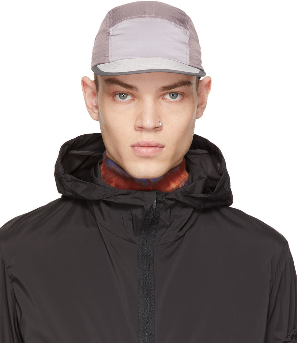 Satisfy Grey Rippy Trail Flat Cap, $105 | SSENSE | Lookastic