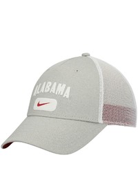 Nike Heathered Gray Alabama Crimson Tide Arch Over Snapback Hat In Heather Gray At Nordstrom