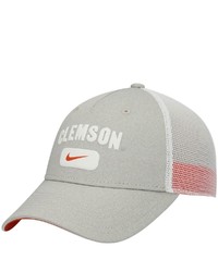 Nike Heathered Gray Clemson Tigers Arch Over Snapback Hat In Heather Gray At Nordstrom