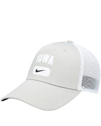 Nike Heathered Gray Iowa Hawkeyes Arch Over Snapback Hat In Heather Gray At Nordstrom