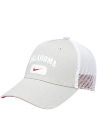 Nike Heathered Gray Oklahoma Sooners Arch Over Snapback Hat In Heather Gray At Nordstrom