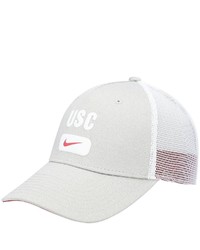 Nike Heathered Gray Usc Trojans Arch Over Snapback Hat In Heather Gray At Nordstrom