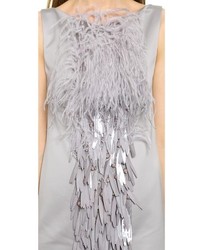 Dsquared2 Feathered Paillette Dress