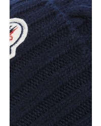 Moncler Berretto Cable Knit Wool Beanie