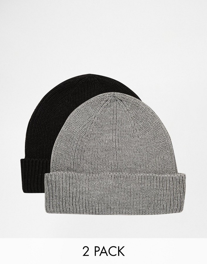 grey fisherman beanie