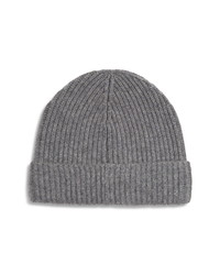Andrew Stewart Cashmere Ribbed Beanie