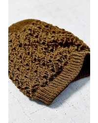 BDG Crochet Stitch Slouchy Beanie