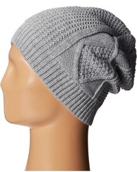 Plush Fleece Lined Cable Knit Beanie Beanies