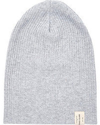 River Island Grey Knit Beanie Hat