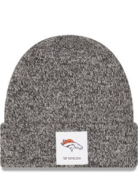 New Era Heathered Black Denver Broncos Hamilton Cuffed Knit Hat In Heather Black At Nordstrom