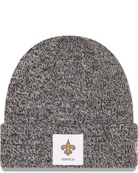 New Era Heathered Black New Orleans Saints Hamilton Cuffed Knit Hat In Heather Black At Nordstrom