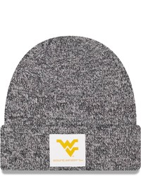 New Era Heathered Black West Virginia Mountaineers Hamilton Cuffed Knit Hat In Heather Black At Nordstrom