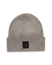 Kangol Patch Beanie In Light Flannel At Nordstrom