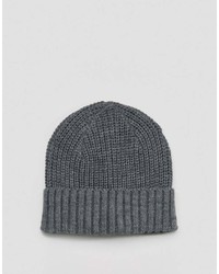 French Connection Ribbed Beanie Hat