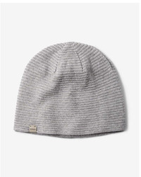 Express Solid Reversible Ribbed Beanie