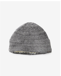 Express Textured Marl Sherpa Lined Beanie