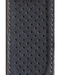 Johnston & Murphy Perforated Suede Belt