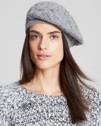 Bloomingdale's C By Cashmere Cable Knit Beret