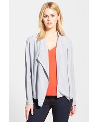 Trouv Draped Moto Jacket