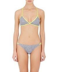 Milly Crisscross Back Bikini Top Yellow