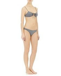 Malia Jones Multi Piece Bikini Top Grey