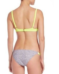Milly Melange Jersey Loulou Bikini Top