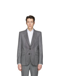 Givenchy Black And White Houndstooth Blazer