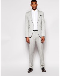 Asos Brand Slim Fit Suit Jacket With Wide Lapel