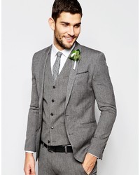 Asos Brand Wedding Super Skinny Suit Jacket In Multi