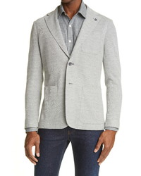 Canali Classic Fit Washed Cotton Blend Sport Coat