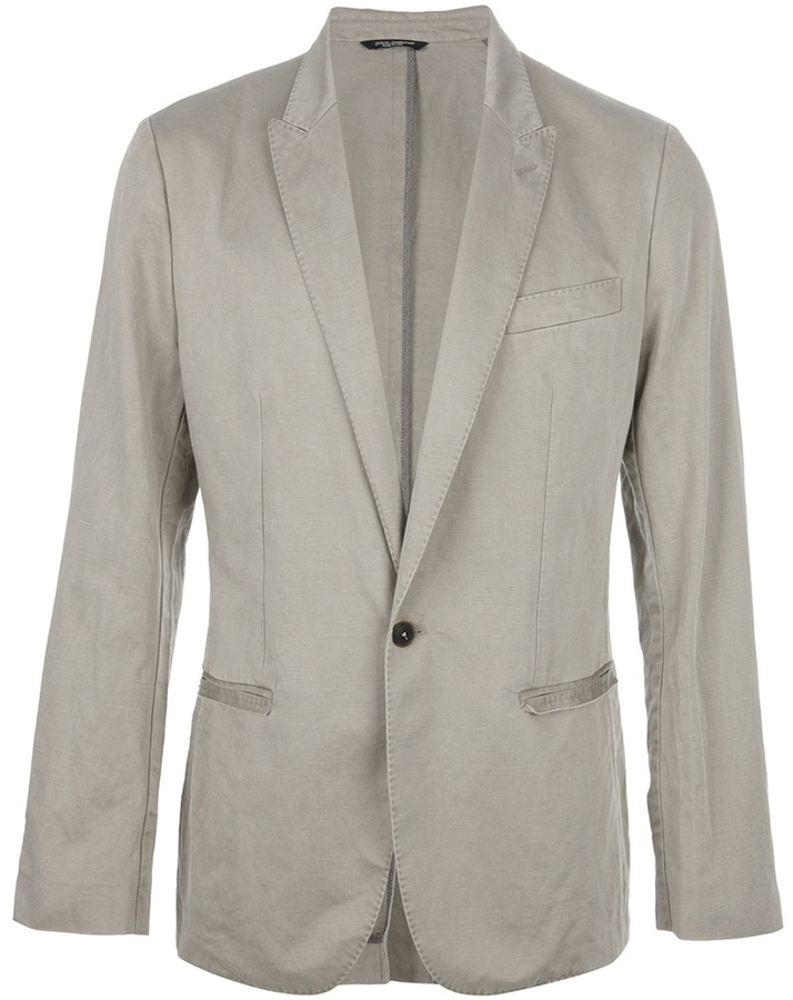 Dolce & Gabbana Single Button Blazer, $982 | farfetch.com | Lookastic
