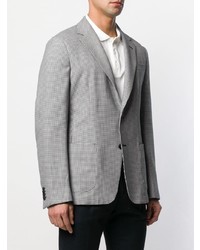 Z Zegna Embroidered Fitted Blazer