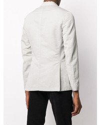 Z Zegna Fitted Single Breasted Blazer