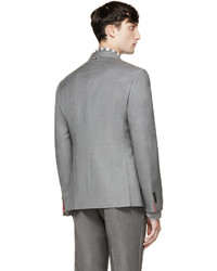 Thom Browne Grey Classic Suit Blazer