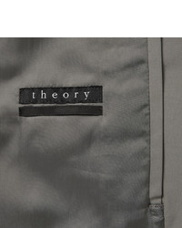 Theory Grey Rodolf Stretch Cotton Blazer