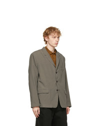 Lemaire Grey Ventile Soft Single Breasted Blazer