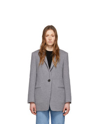Isabel Marant Grey Wool Felicie Coat