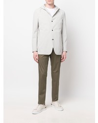 Canali Hooded Single Breasted Blazer