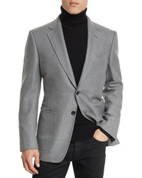 Tom Ford Oconnor Base Twill Sport Jacket Gray, $4,120 | Neiman Marcus |  Lookastic