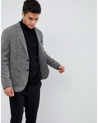 Selected Homme Patch Pocket Blazer With Raw Edge Details In Slim Fit