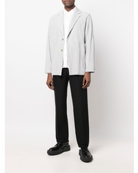 Homme Plissé Issey Miyake Pliss Detail Buttoned Blazer