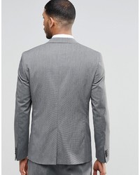 Asos Slim Suit Jacket In Mid Gray