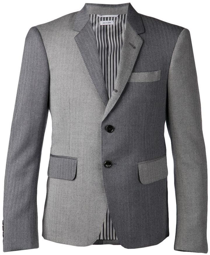 Thom Browne Two Tone Blazer, $1,730  | Lookastic