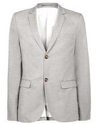 Canali Light Grey Stretch Wool Lightweight Two Button Blazer | Where to ...