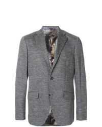 Etro Woven Button Up Jacket