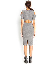 Forever 21 Cutout Marled Bodycon Dress