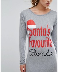 Boohoo Holidays Santas Favorite Blonde Bodycon Dress