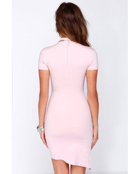 LuLu*s Lulus In The Neck Of Time Light Pink Bodycon Dress