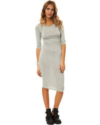 Mkl Collective The Satisfaction Dress In Heather Grey