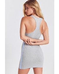 Silence & Noise Silence Noise Athletic Tape Striped Bodycon Dress